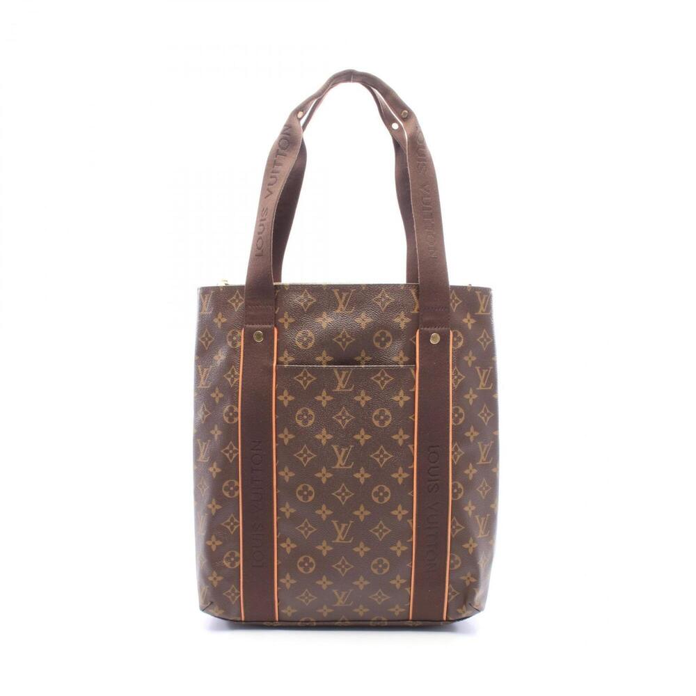 Louis Vuitton Cabas Bobour Tote Bag Handbag, Coated Canvas and Leather, Monog...